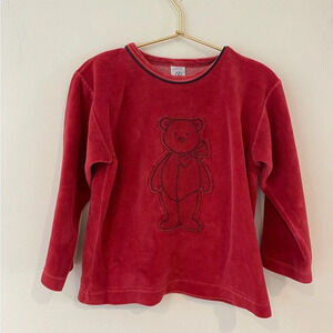 Petit Bateau Teddy Bear Velour Shirt kids